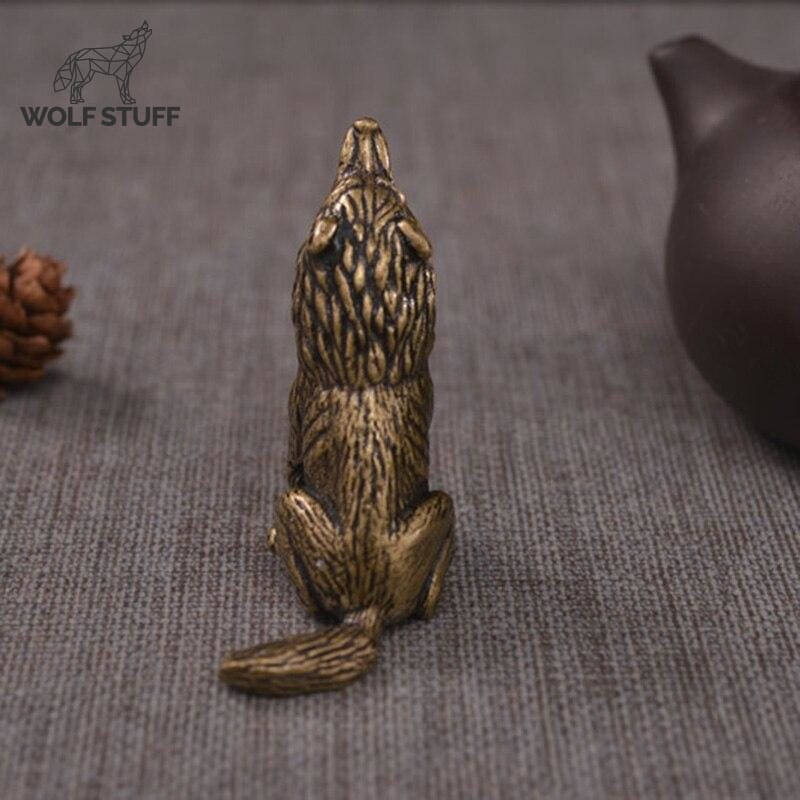 Small wolf figurine