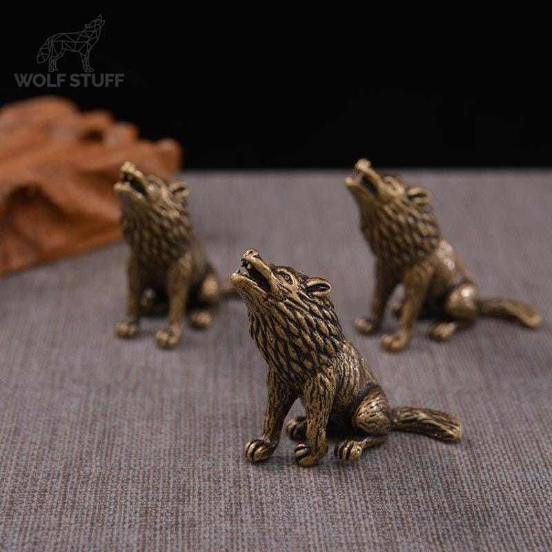 Small wolf figurine
