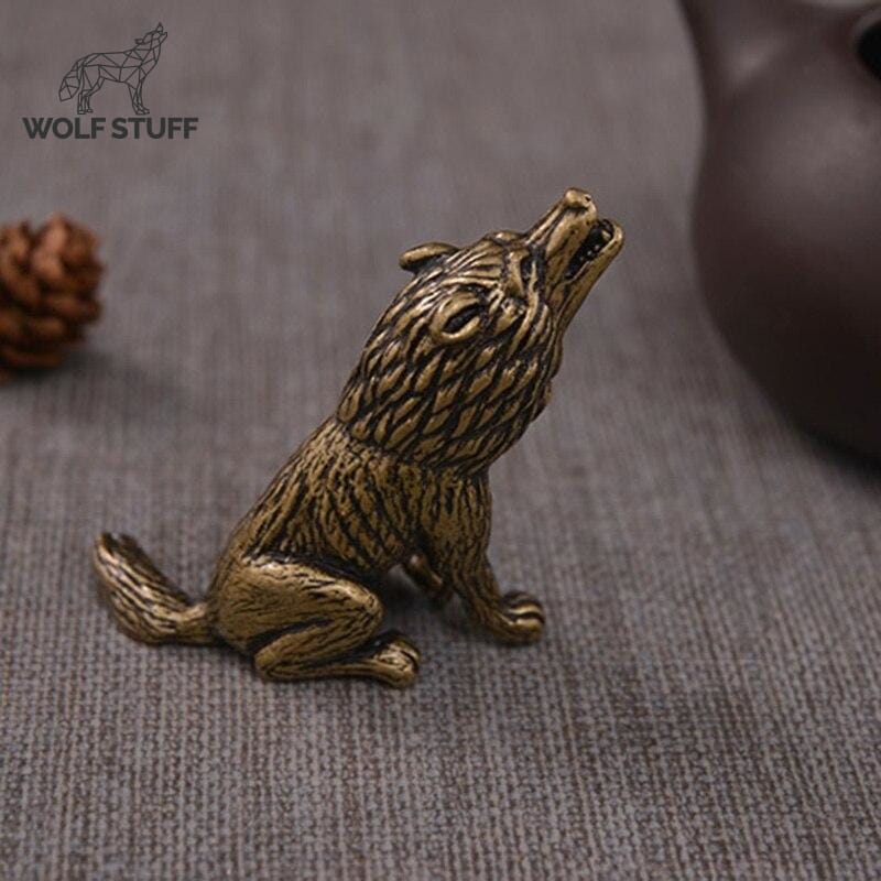 Small wolf figurine