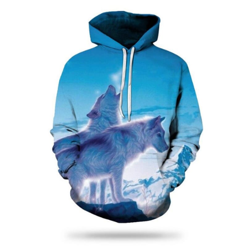Snow Wolf Hoodie