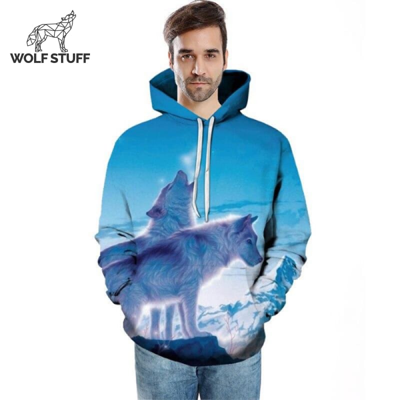 Snow Wolf Hoodie