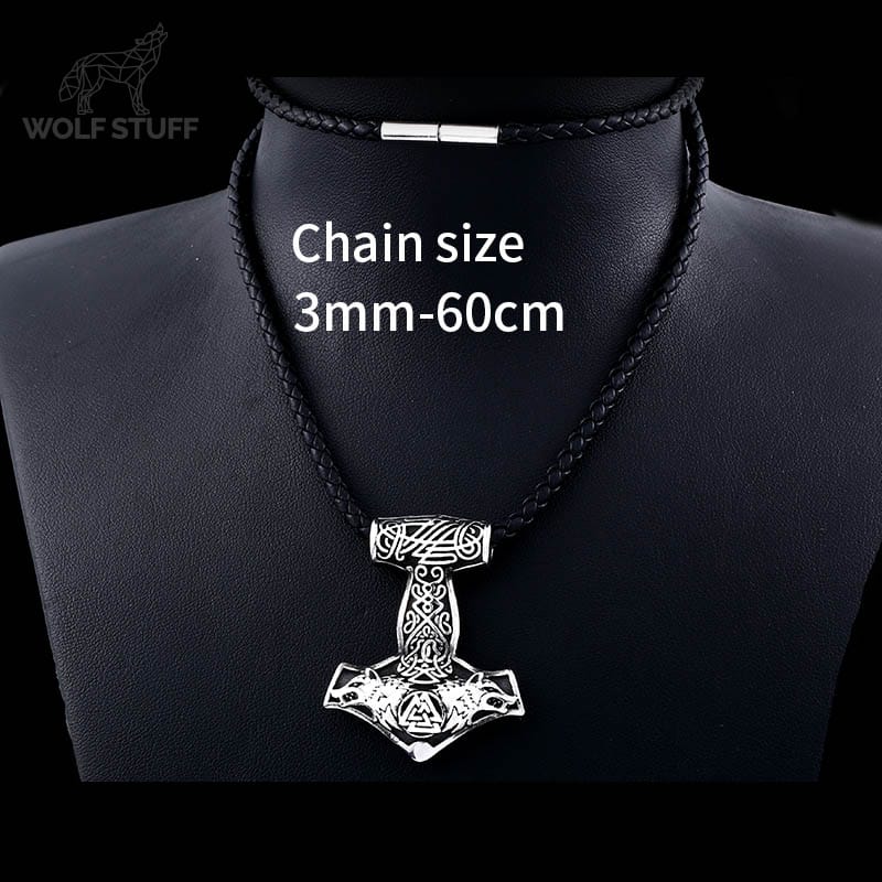 Stainless Steel Wolf Necklace
