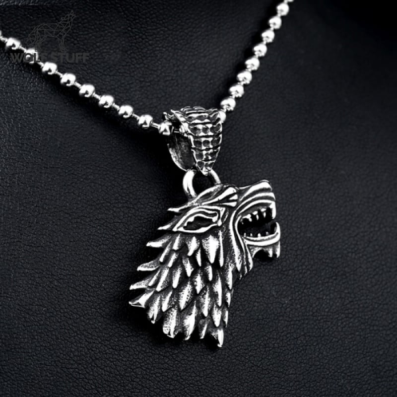 Stark Wolf Necklace