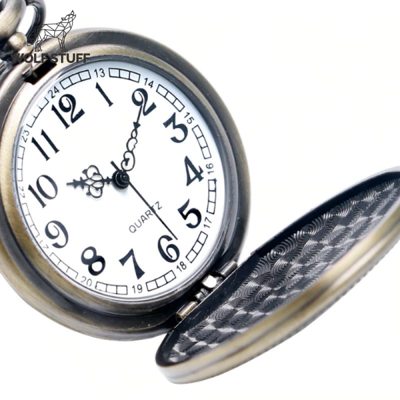 Steampunk Wolf Pocket Watch