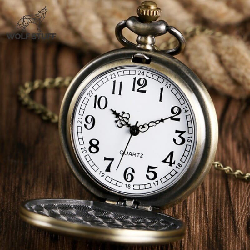 Steampunk Wolf Pocket Watch