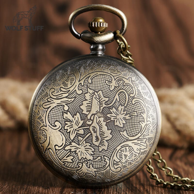 Steampunk Wolf Pocket Watch