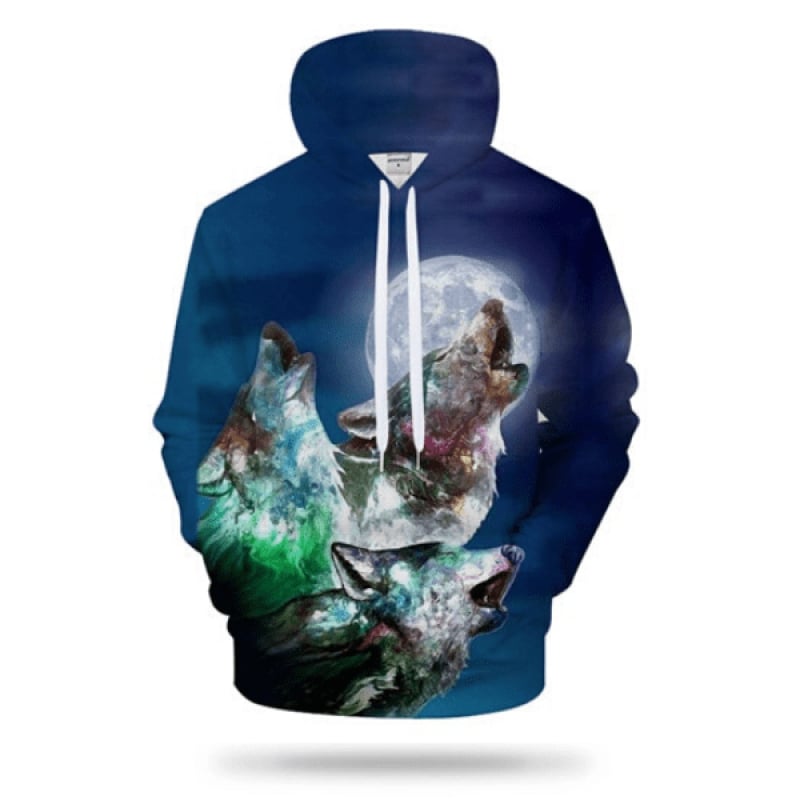 Three Wolf Moon Hoodie