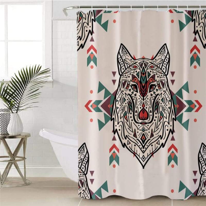 Tribal bathroom decor