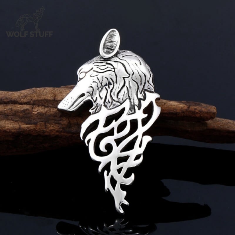 Tribal Wolf Necklace