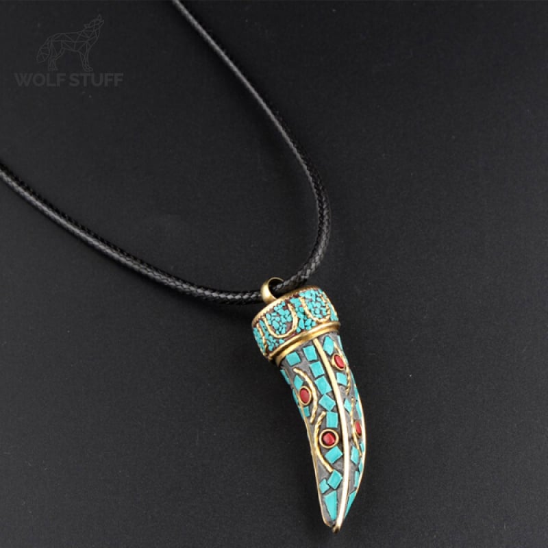 Tribal Wolf Tooth Necklace