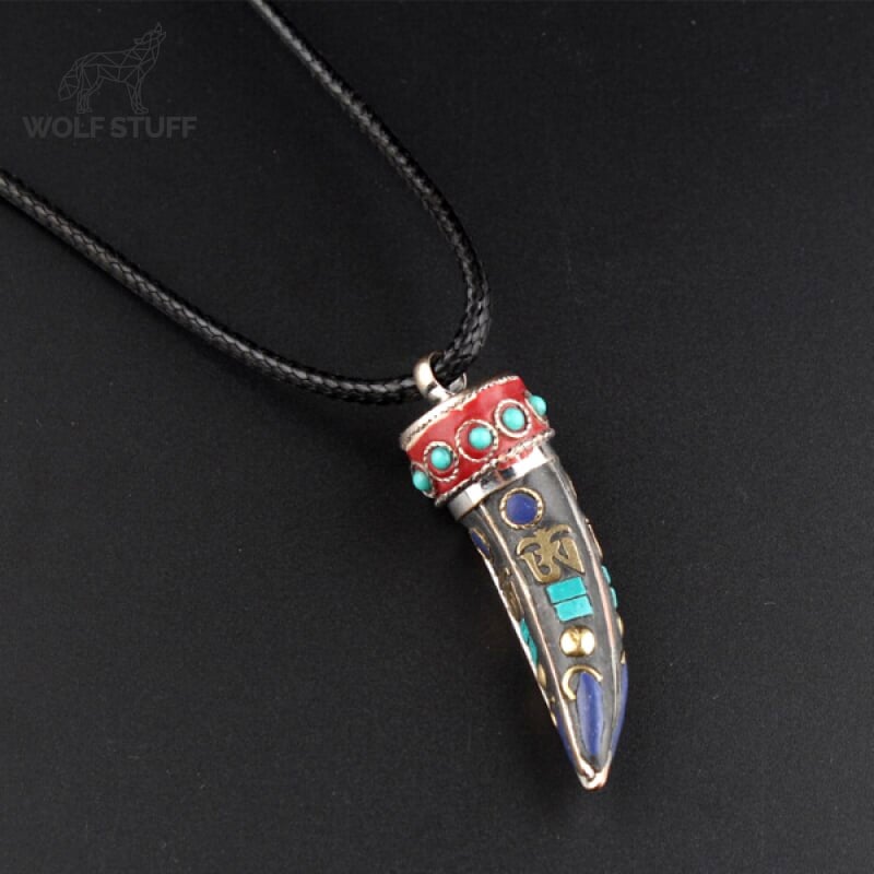 Tribal Wolf Tooth Necklace
