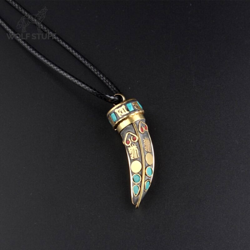 Tribal Wolf Tooth Necklace