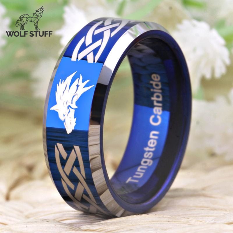 Turquoise Wolf Ring