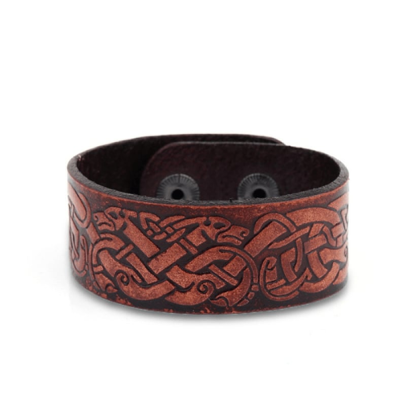 Viking Leather Bracelet