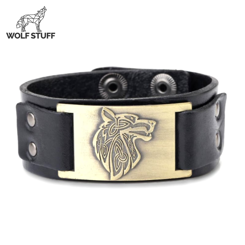 Viking leather wristbands