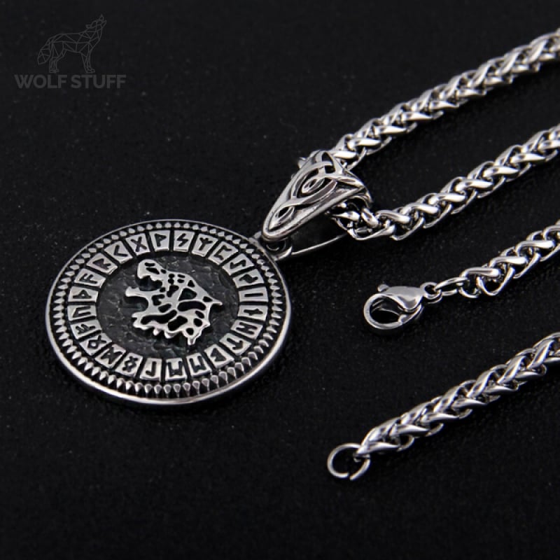 Viking Wolf Pendant