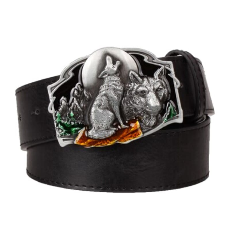 Vintage Wolf Belt Buckle