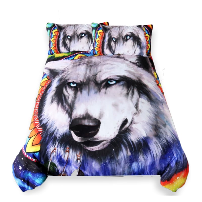 White Wolf Bedding Set