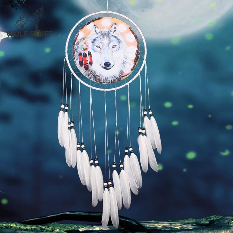 White Wolf Dream Catcher