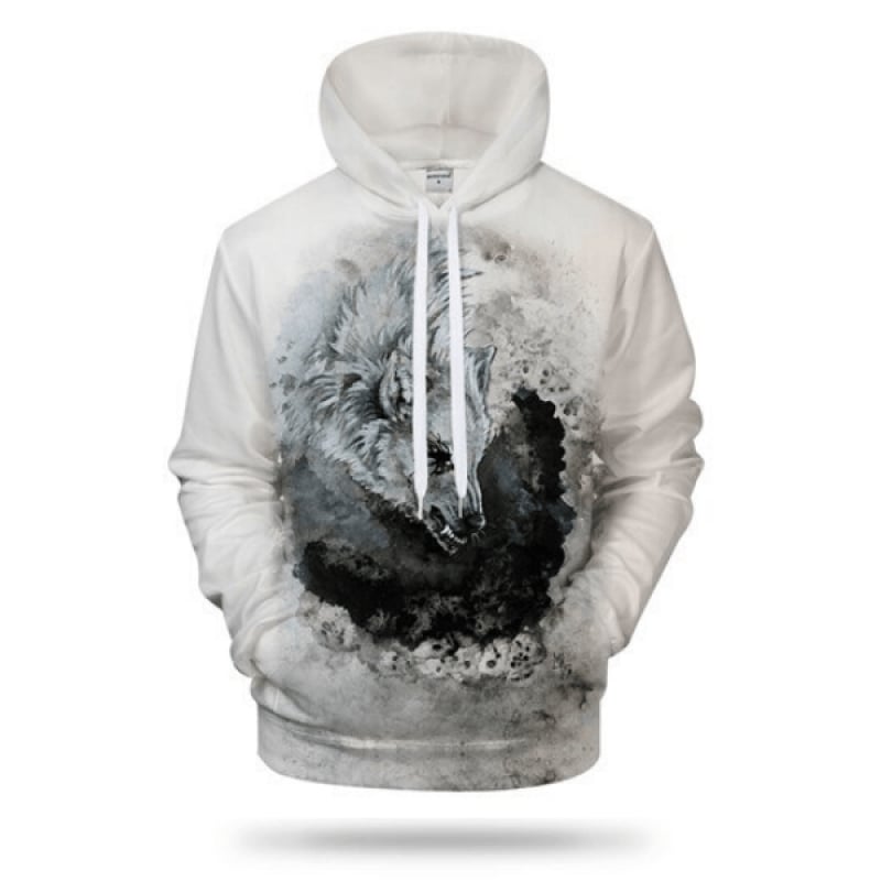 White Wolf Hoodie