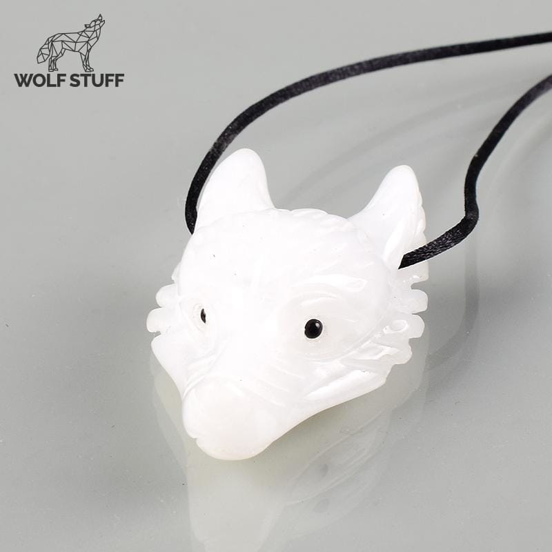 White Wolf Necklace