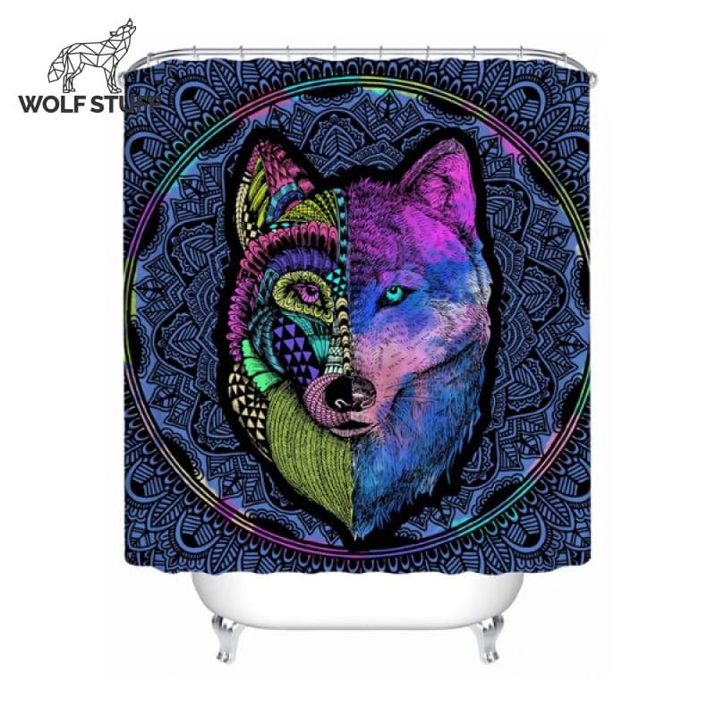 Wildlife shower curtains