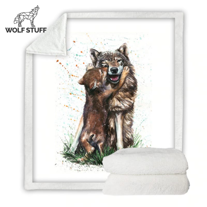 Wolf Baby Blanket