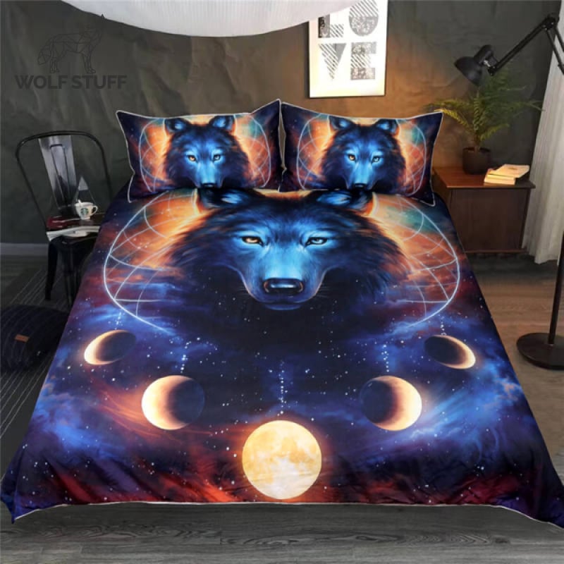 Wolf Bed Sheets Queen