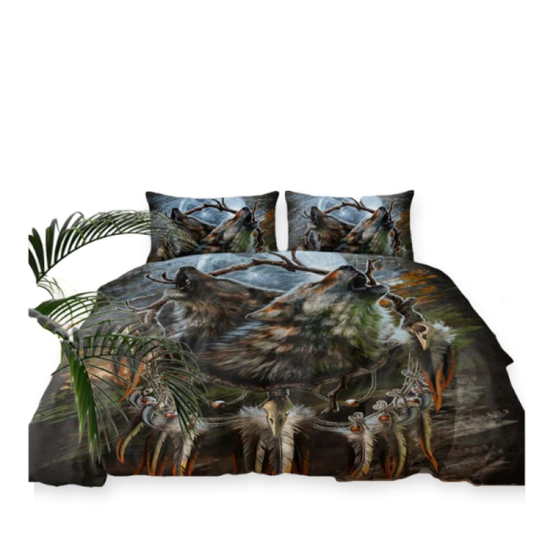 Wolf Bedding Set Twin