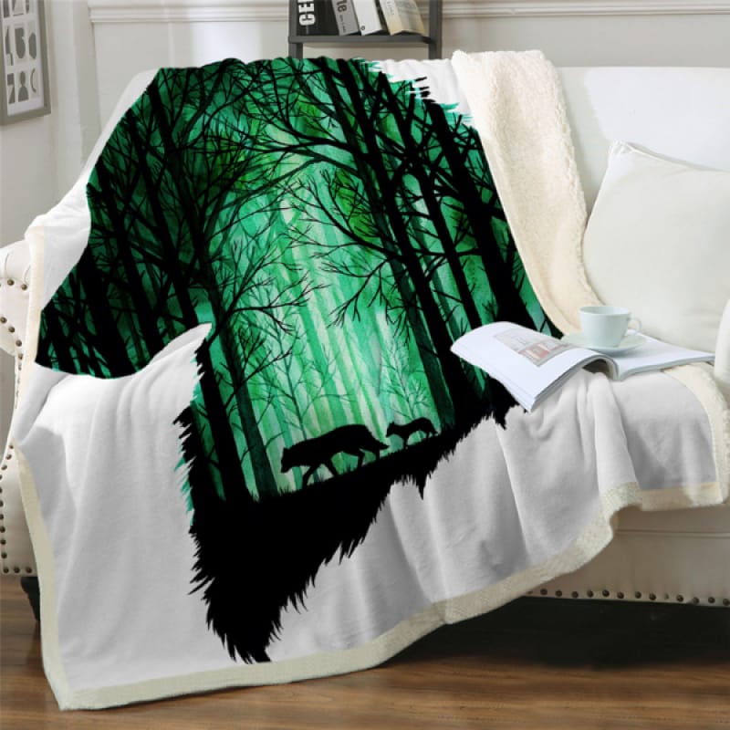 Wolf Blankets for Sale