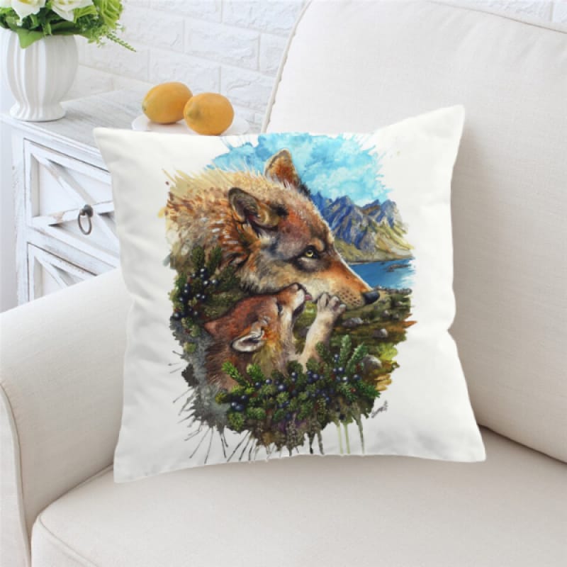 Wolf Body Pillow