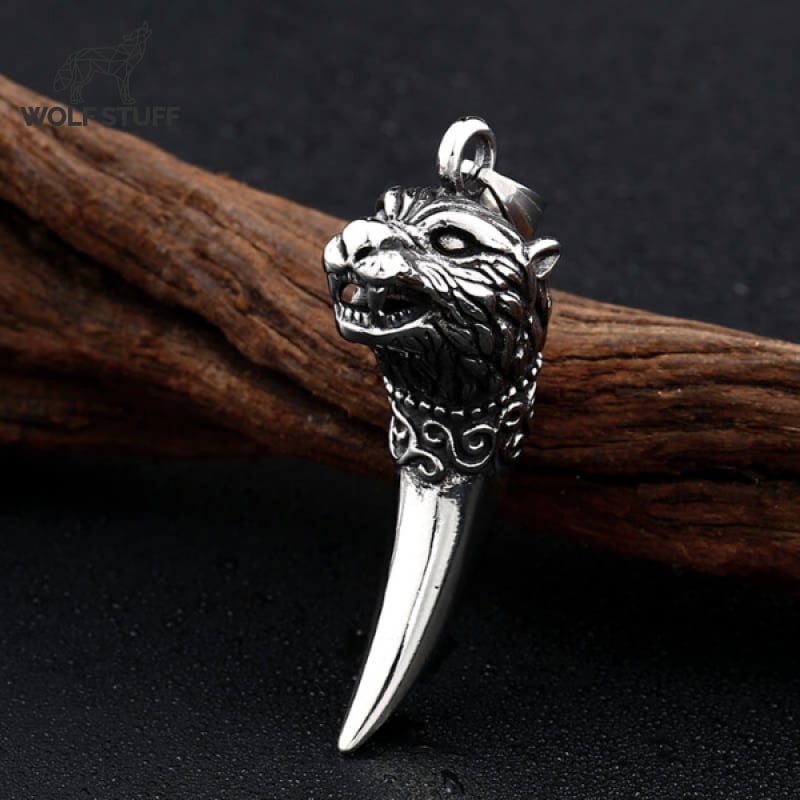 Wolf Canine Tooth Necklace