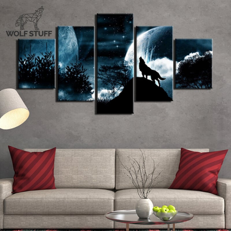 Wolf Canvas Painting