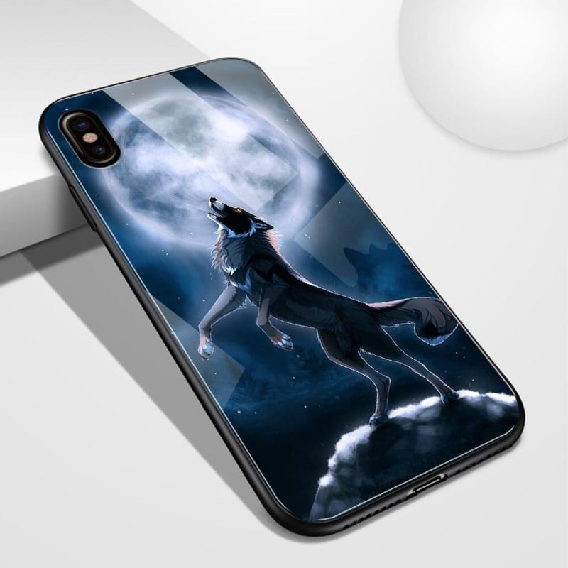 Blue Moon Wolf Phone Case Blue Moon Wolf Phone Case
