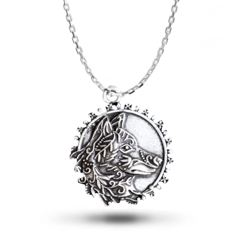 Wolf Coin Necklace