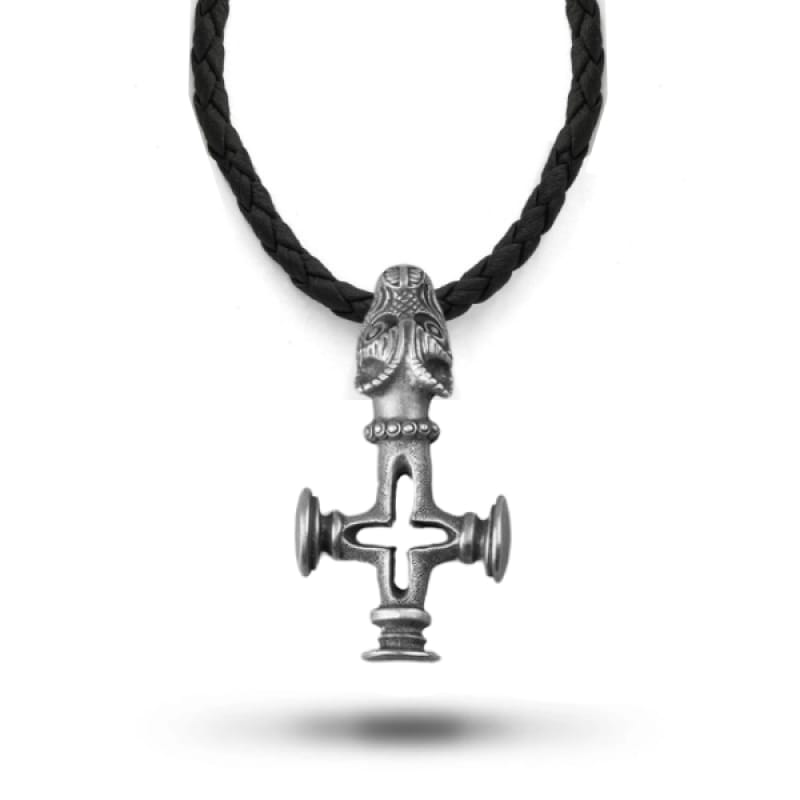 Wolf Cross Necklace