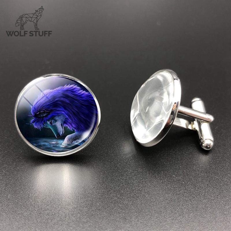 Wolf cufflinks uk