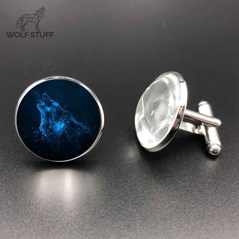 Wolf cufflinks uk