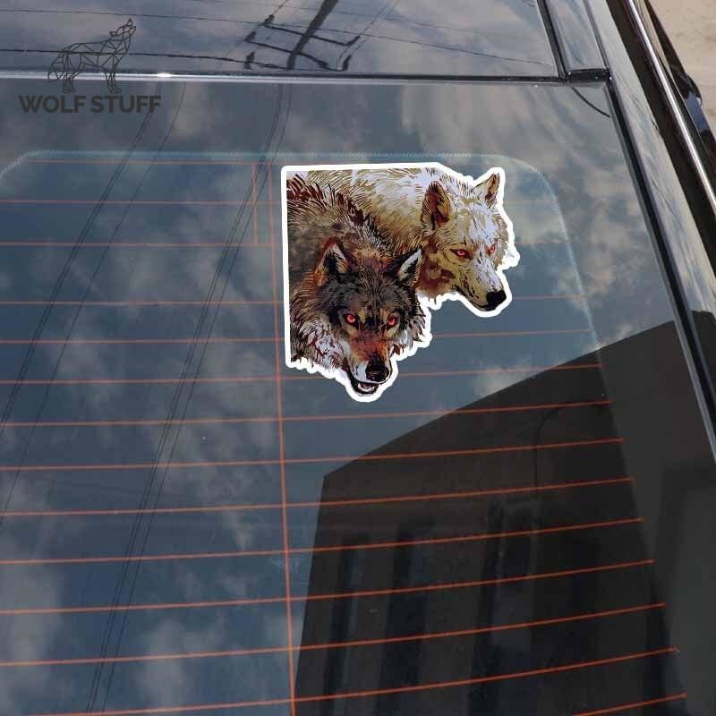 Wolf decal sticker