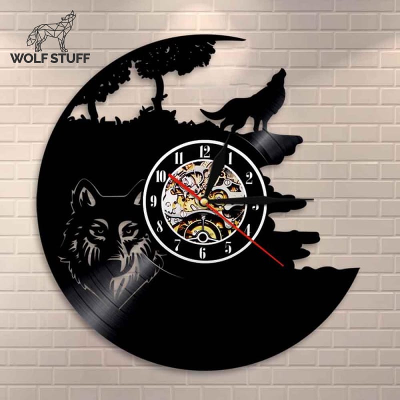 Wolf Designs Clock