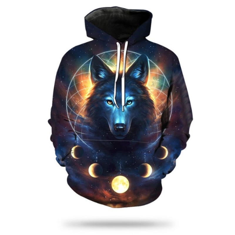 Wolf Dream Catcher Hoodie