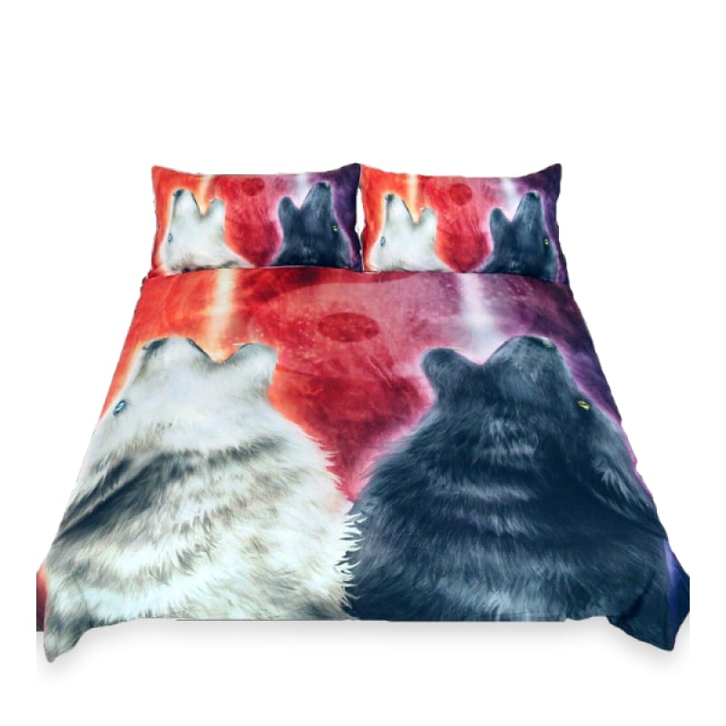 Wolf duvet cover set