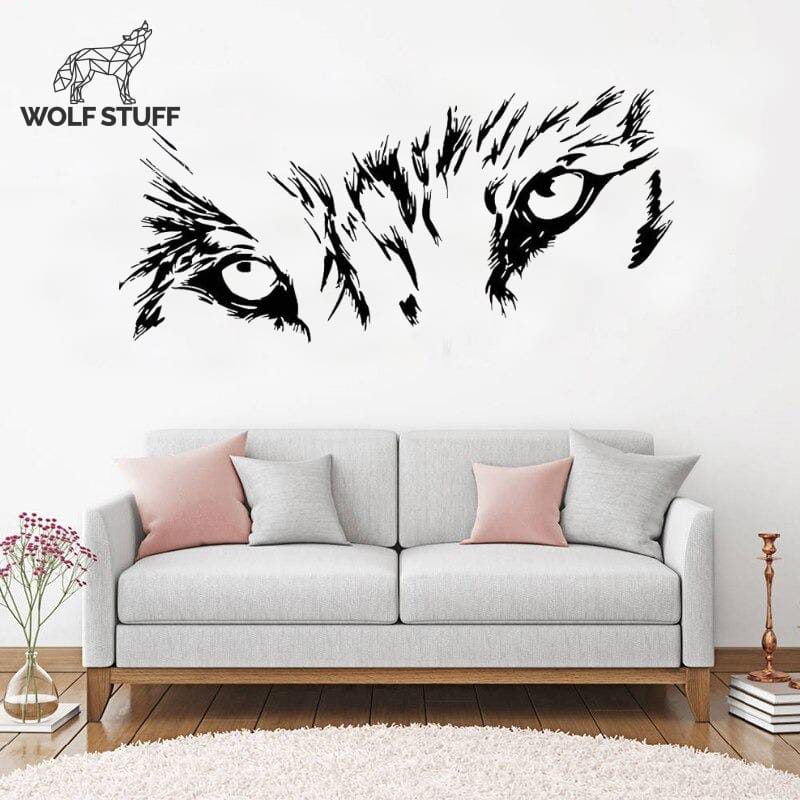 Wolf eyes decal