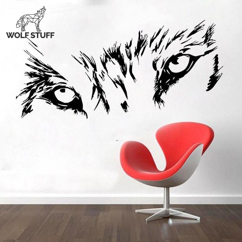 Wolf eyes decal