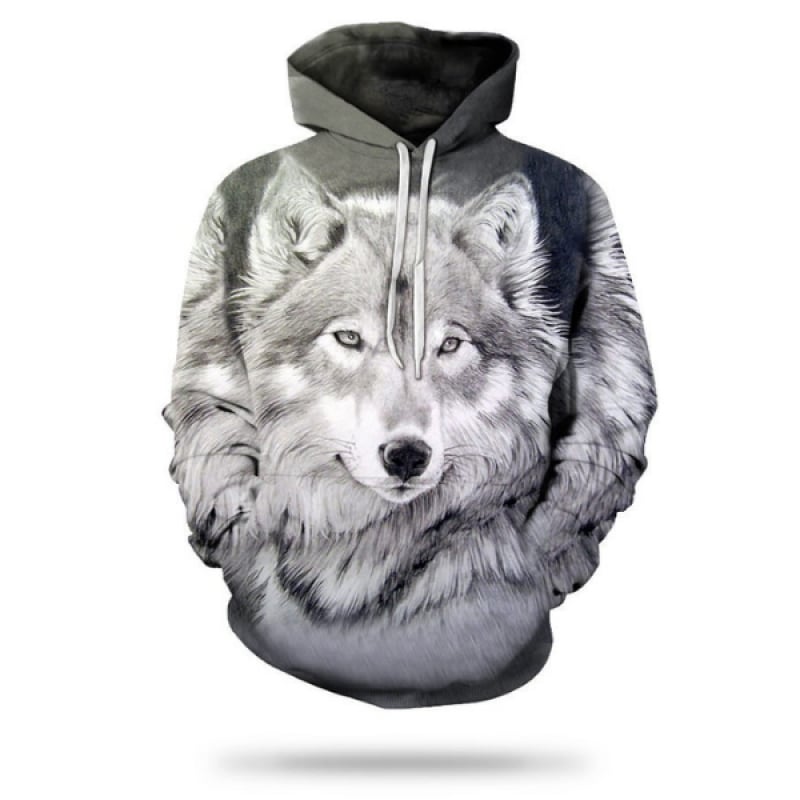 Wolf Face Hoodie