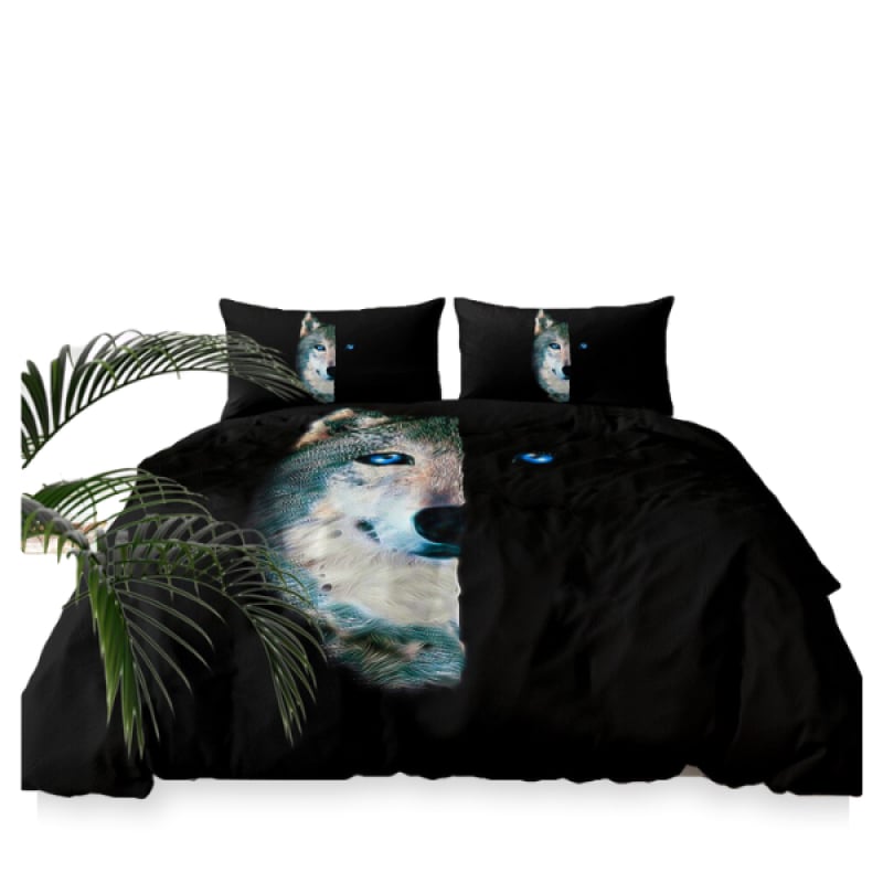 Wolf Flannel Sheets