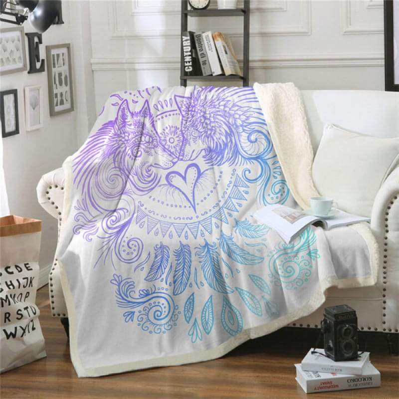 Wolf fleece blanket Uk