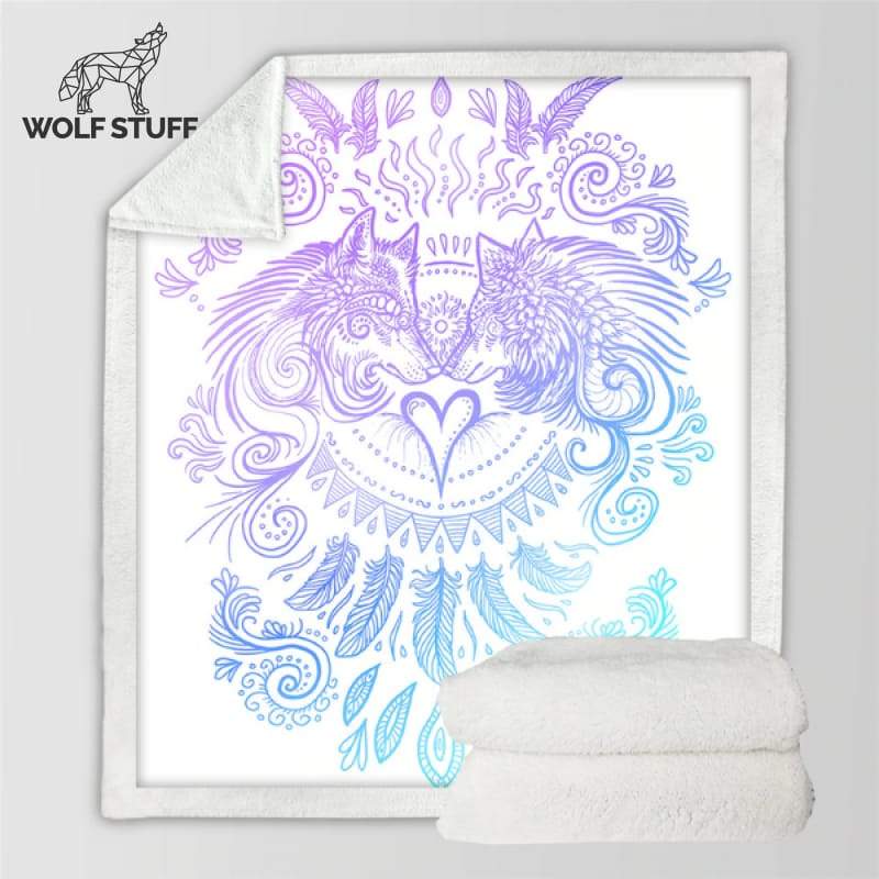 Wolf fleece blanket Uk