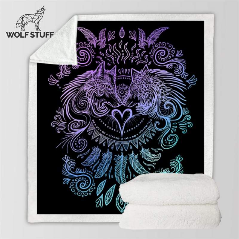 Wolf fleece blanket Uk