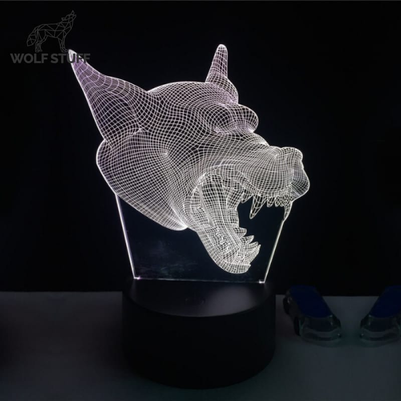 Wolf floor lamp